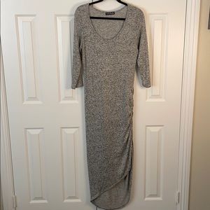 Jersey & Spandex Gray Dress - L/XL